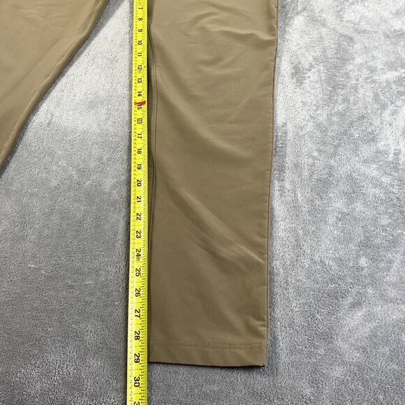 Public Rec 5 Pocket Athletic Fit Tech Pants Comfort Stretch Men 33x32 Tan - Picture 5 of 12